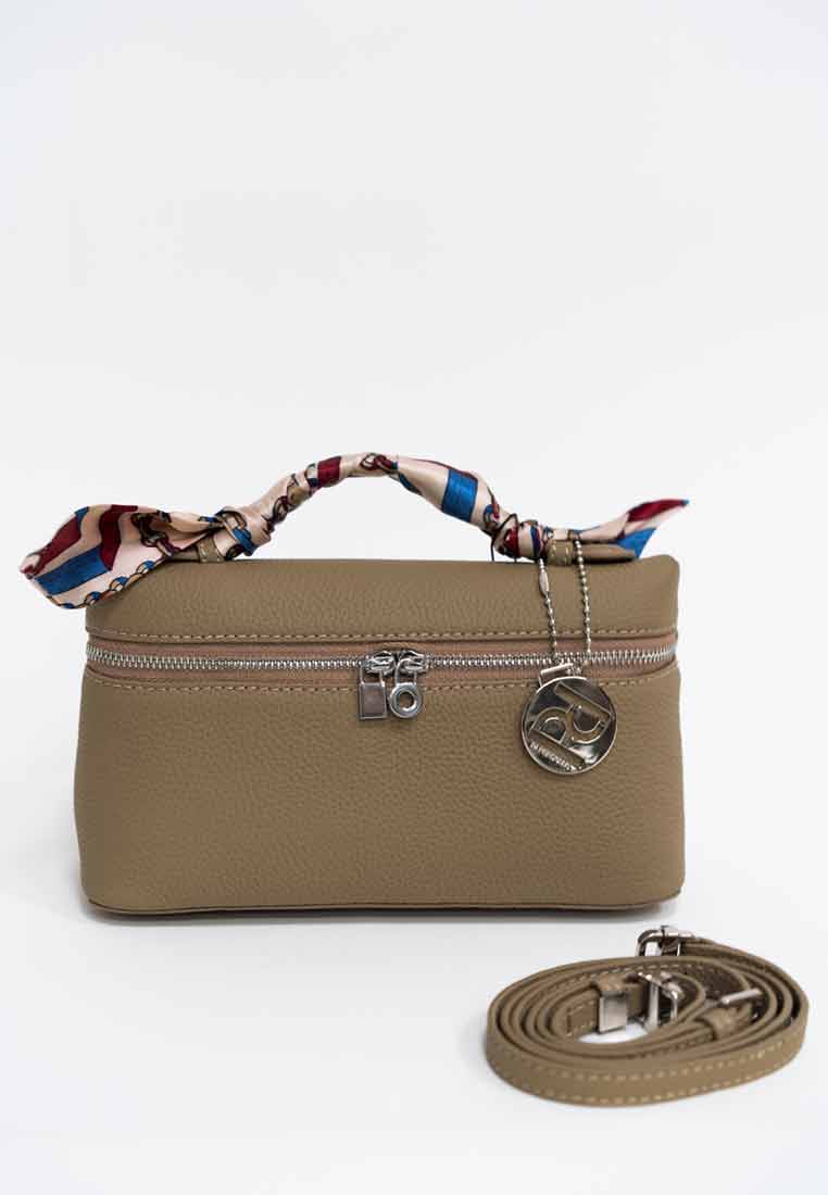 Lilly Top Handle Bag With Scarf Detail