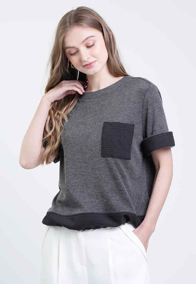 Manndy Pocket-Detail Knit Top