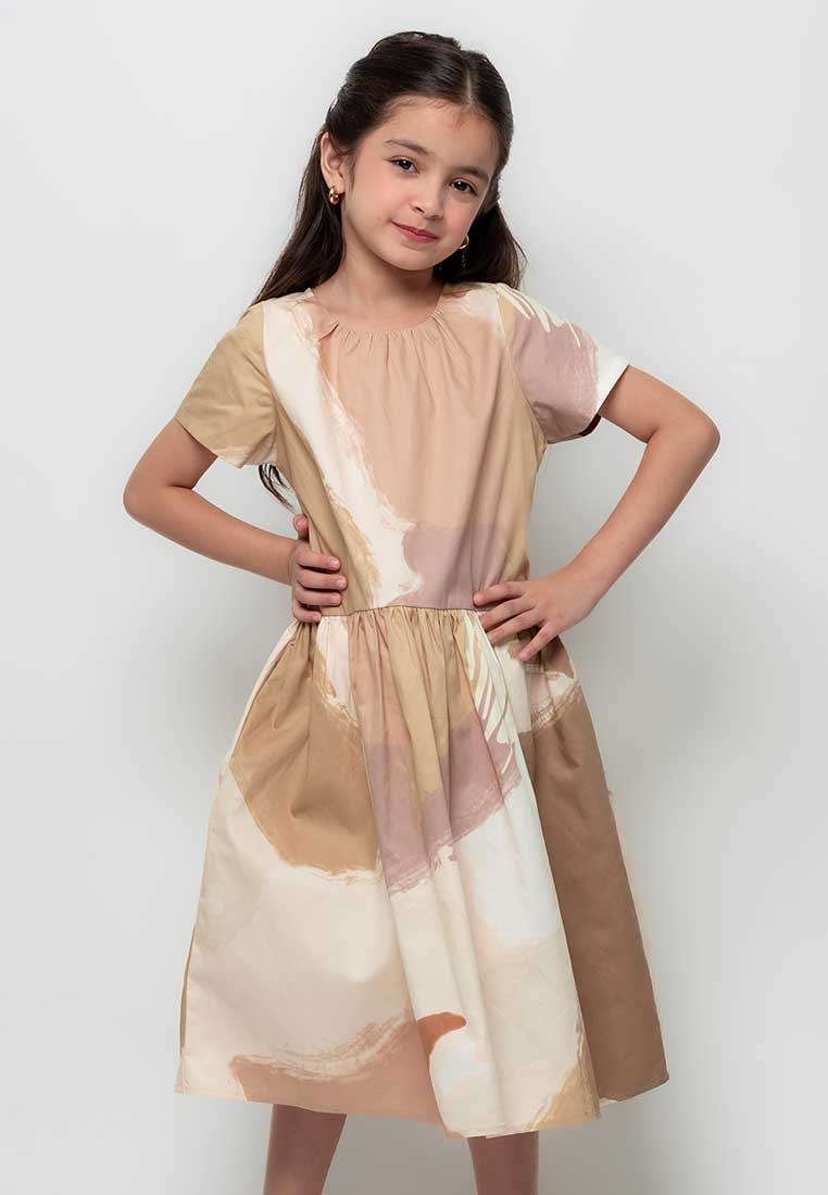Treehouse Stephanie Dress in Abstract Print
