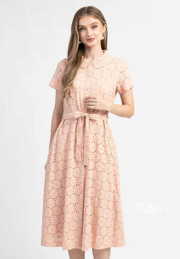 Diana Embroidered Shirt Dress