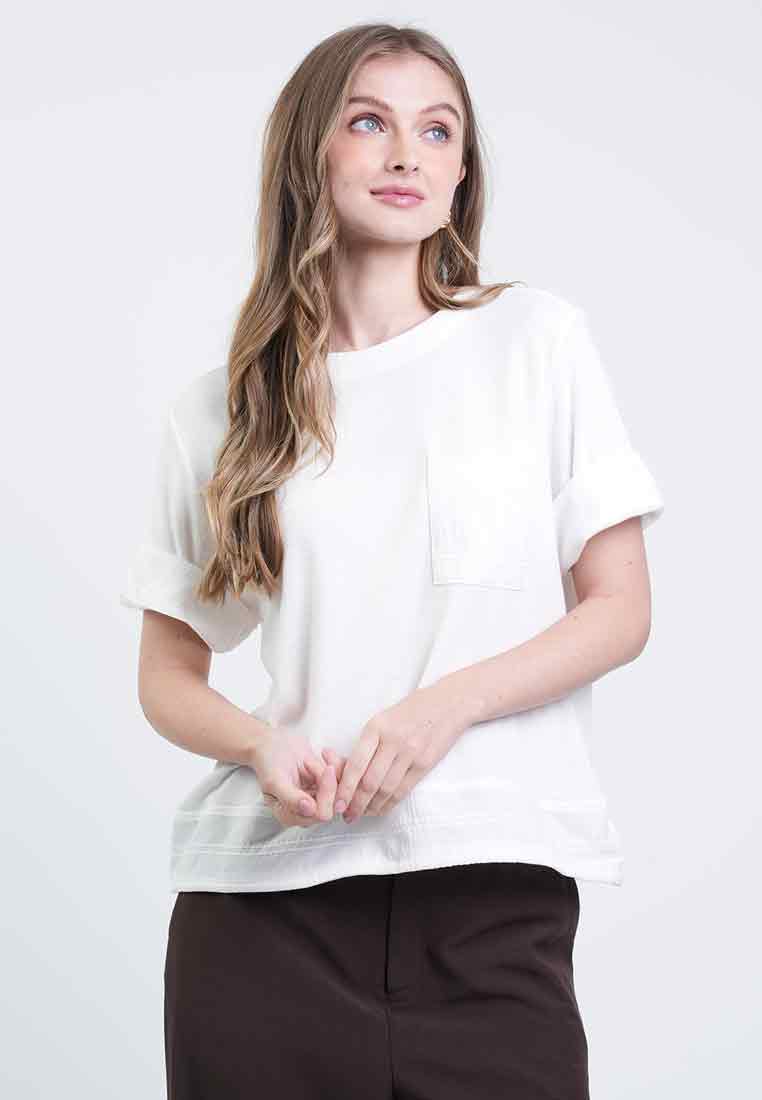 Manndy Pocket-Detail Knit Top