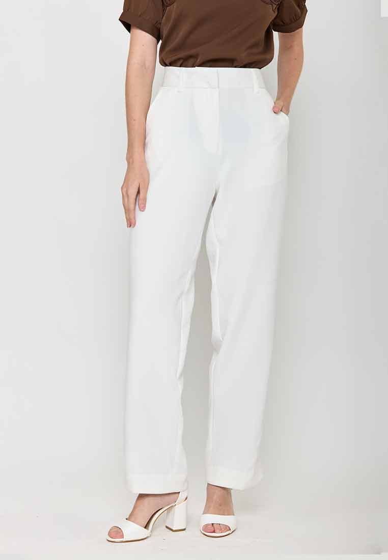 Eliza Jane Relaxed Fit Pants with Belt Loop