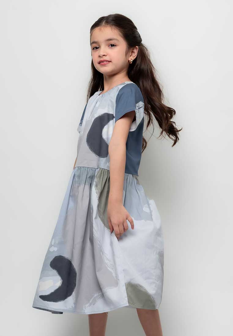 Treehouse Stephanie Dress in Abstract Print