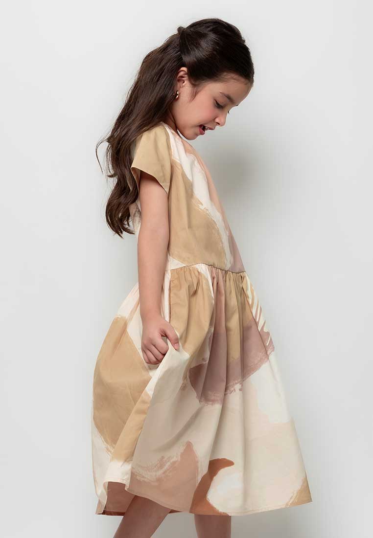 Treehouse Stephanie Dress in Abstract Print