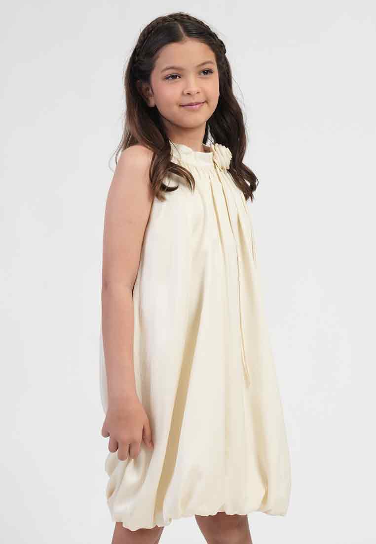 Treehouse Maisy Halter Rose Accent Girl's Dres