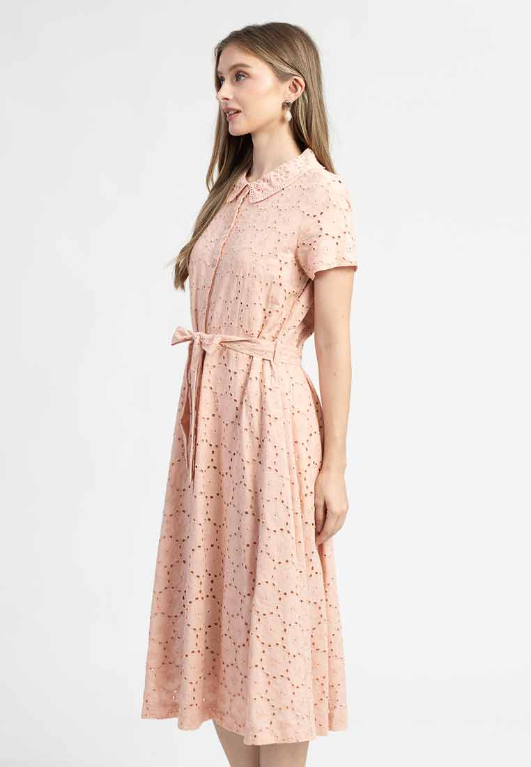 Diana Embroidered Shirt Dress
