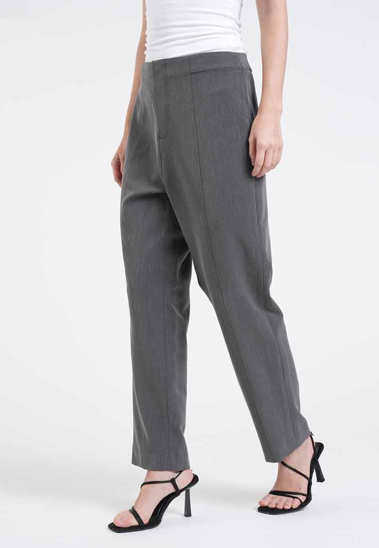 Tara High-Waisted Straight Pants