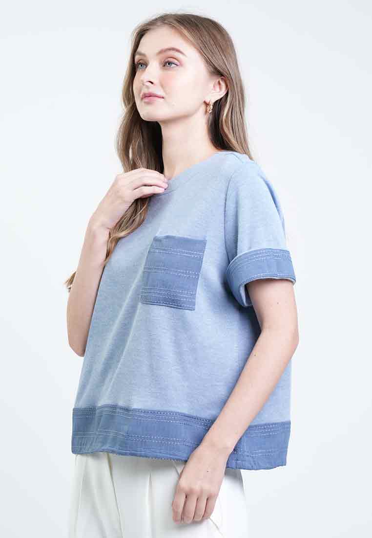 Manndy Pocket-Detail Knit Top