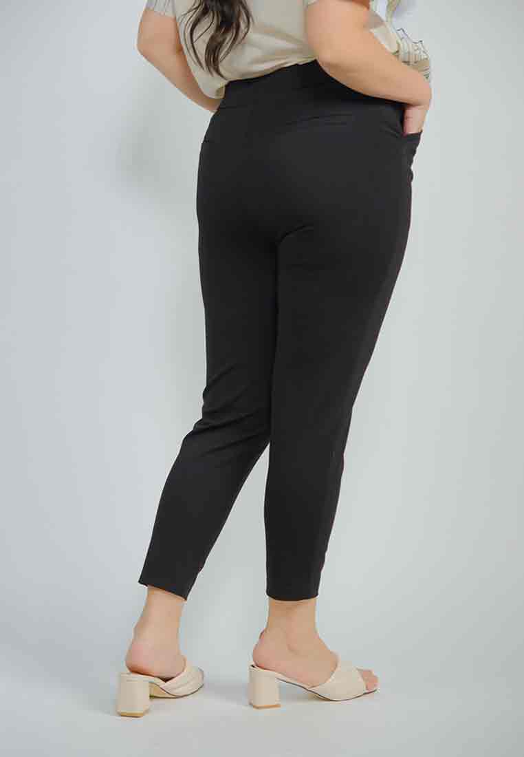 Milly Plus Size Levy Spandex Pants with Pocket Detail