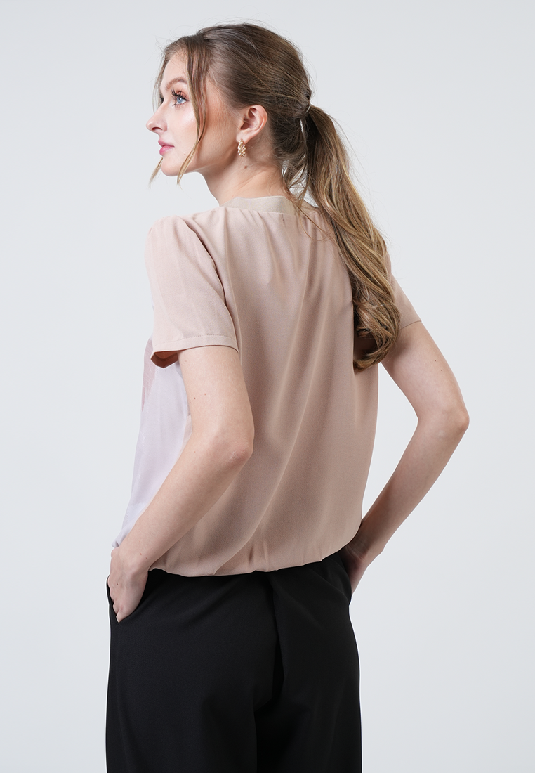 Miranda Vibrant Painterly Bloom Top