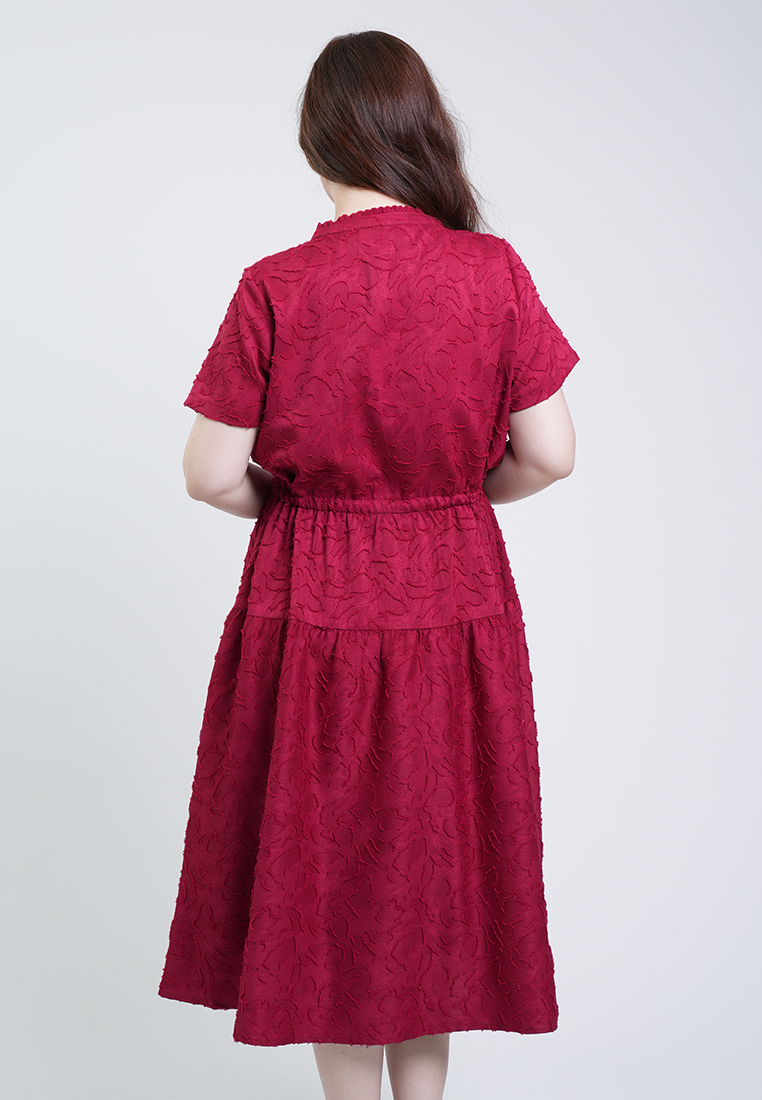 Milly Plus Size Emma Textured A-line Dress