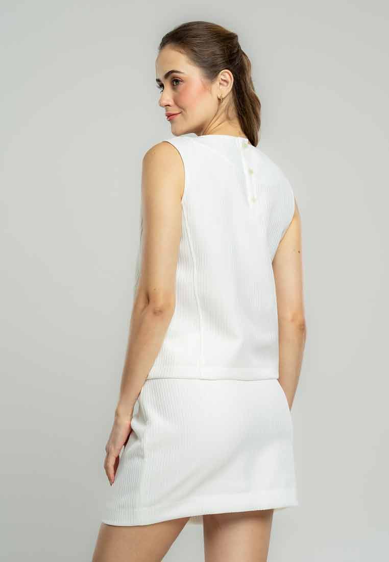 Whitney Textured Sleeveless Top