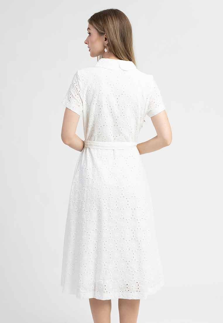 Diana Embroidered Shirt Dress