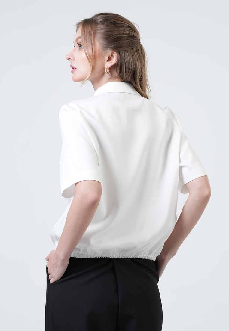 Kinsley Elastic Hem Utility Top