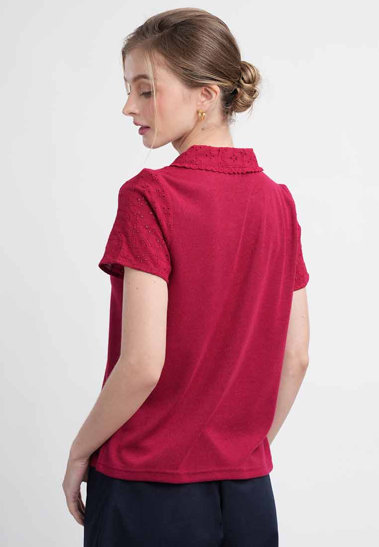 Chloe Eyelet Embroidery Button-up Shirt