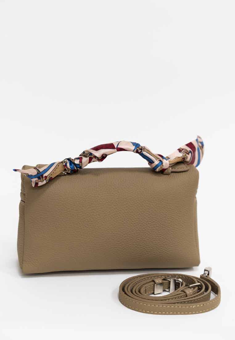 Lilly Top Handle Bag With Scarf Detail