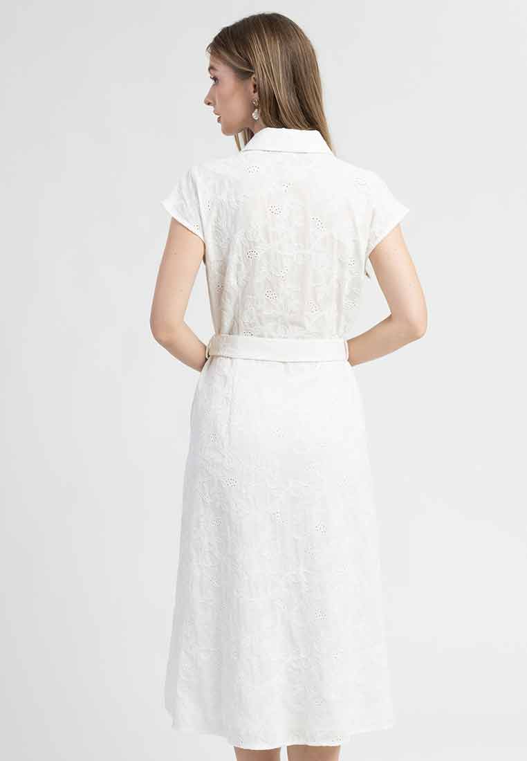 Felicity Embroidered Shirt Dress