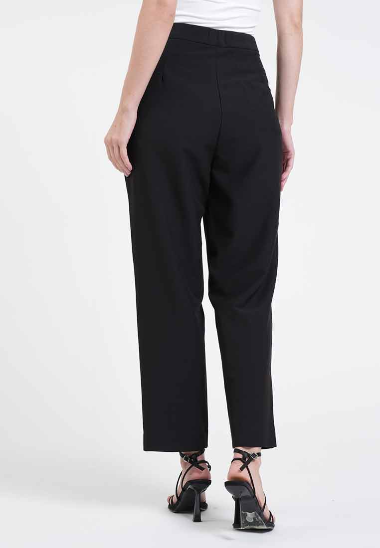 Tara High-Waisted Straight Pants