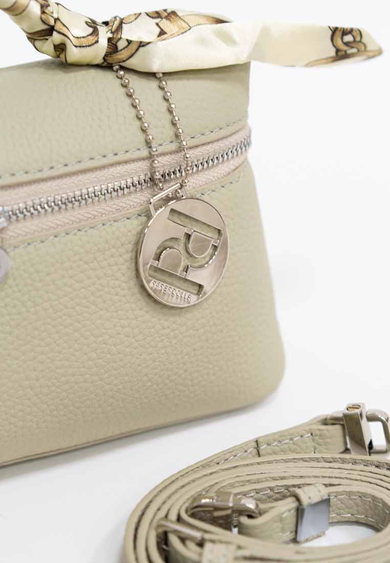 Lilly Top Handle Bag With Scarf Detail