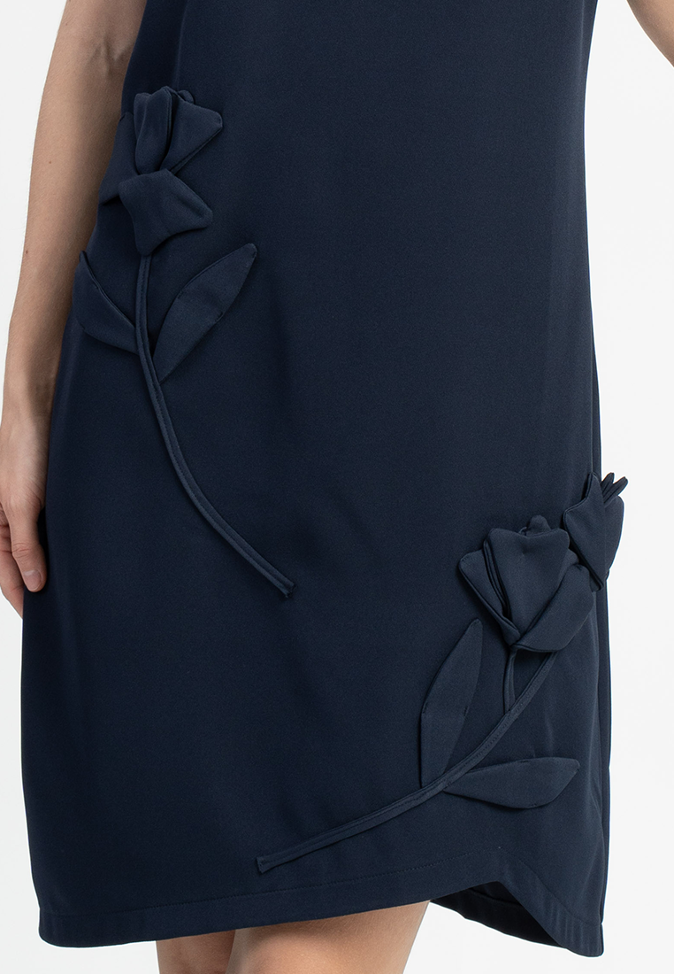 Rosalia 3D Floral Shift Dress