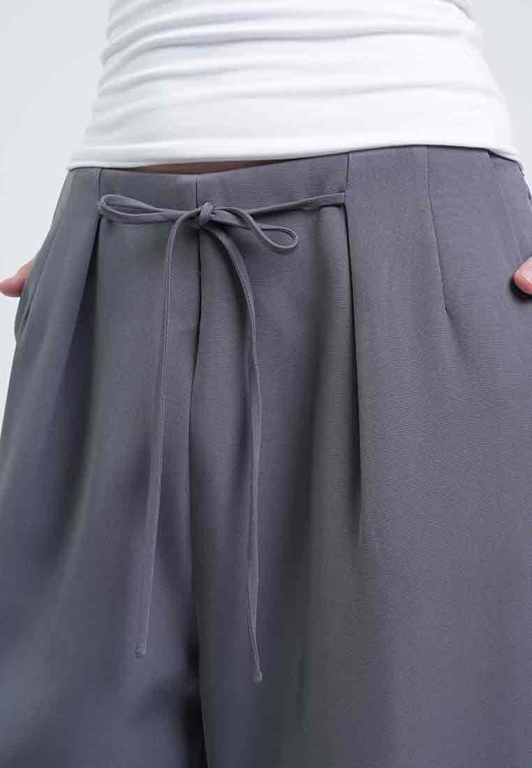 Rowan Tie-Waist Wide-Leg Pants