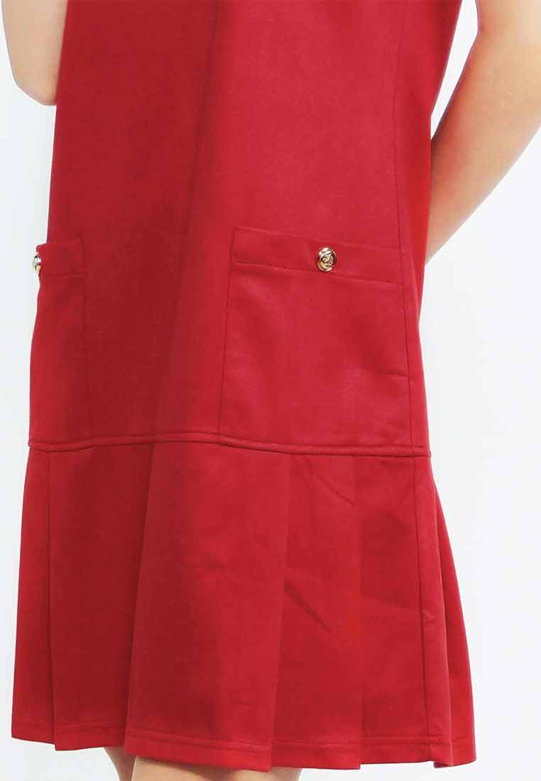 Lysandra Shift Dress with Front Pockets