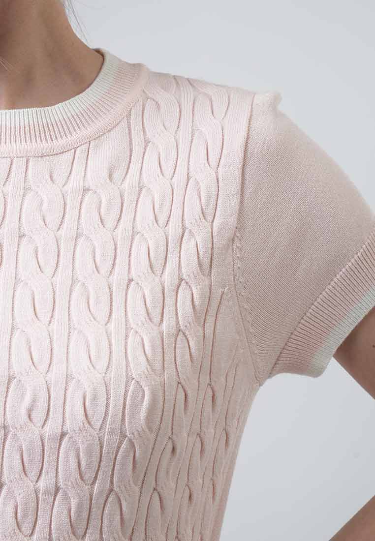Clarisse Contrast Tipped Knit Top
