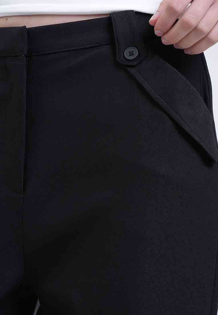Cayla Flap-Accent Slim Fit Pants