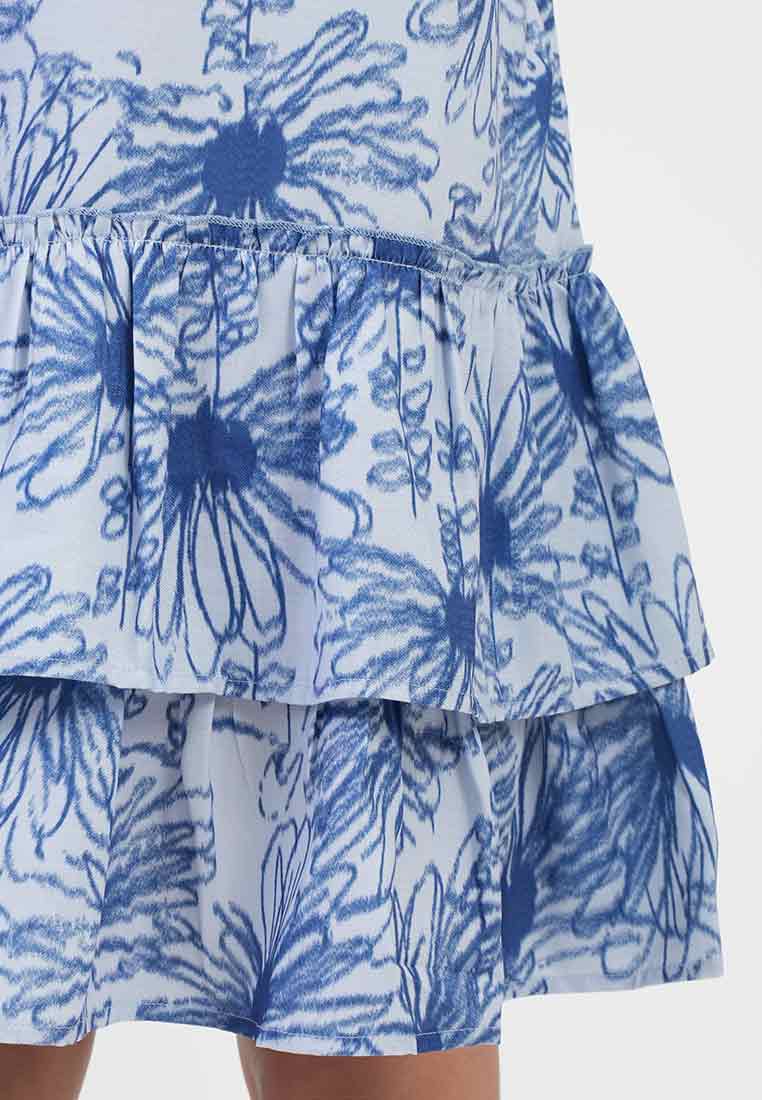 Treehouse Rosemary Floral Tiered Girl's Dress