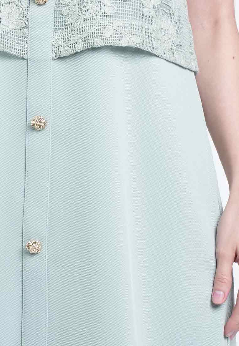 Gwendolyn Layered Twill Dress