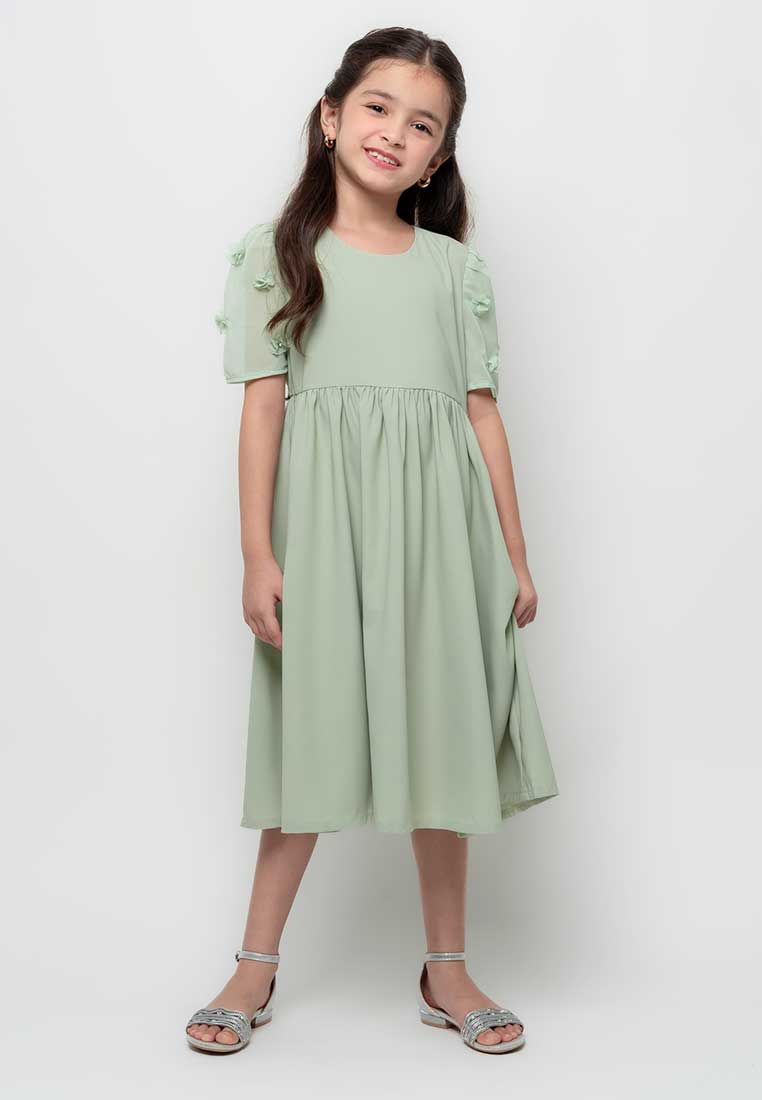 Treehouse Belle Dress with Flower Applique
