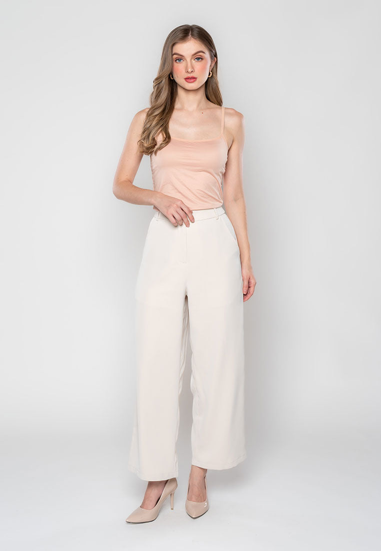 Donella Relaxed-Fit Pants with Pocket Detail