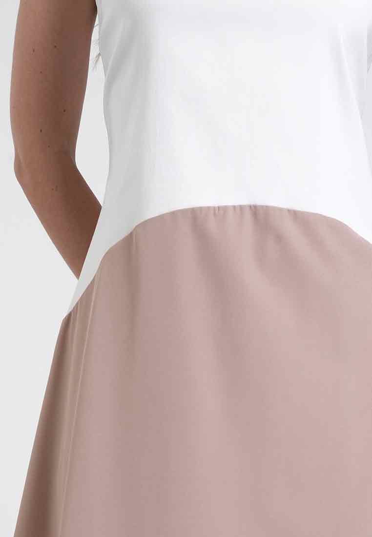 Claire Color-Block Sleeveless Dress