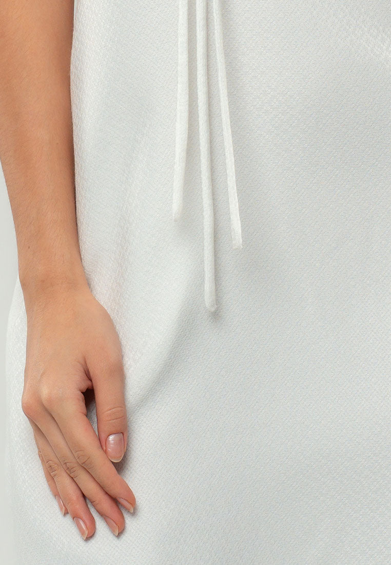 Denise Floral-Appliqué Shift Dress
