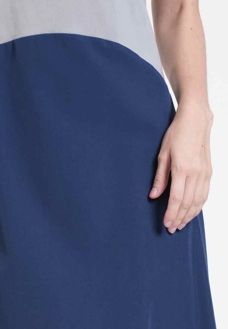 Claire Color-Block Sleeveless Dress