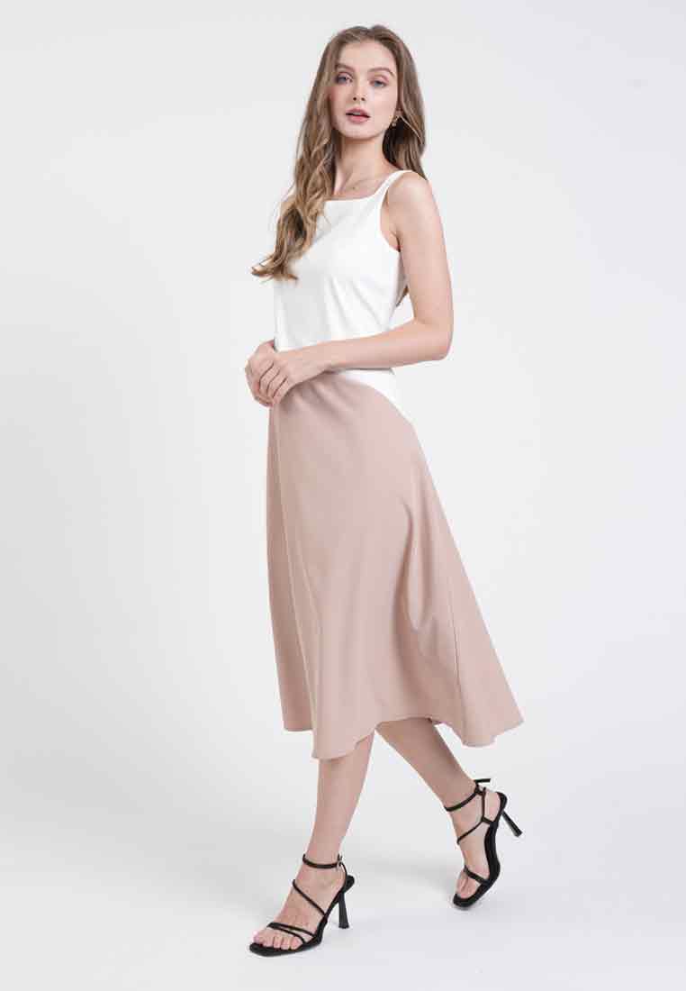 Claire Color-Block Sleeveless Dress