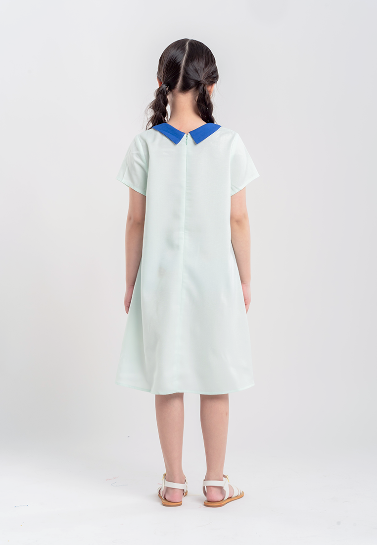 Treehouse Kids Tianna Collared Dress in Graphic Print