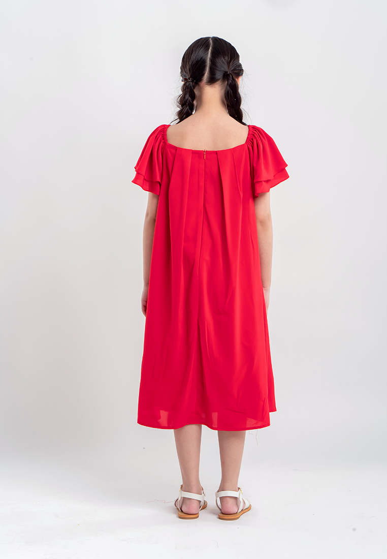 Treehouse Kids Celenee Dress with Pleat detail