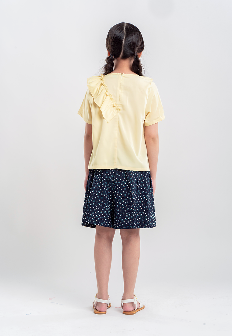 Treehouse Kids Ellianne Top with Ruffle Detail