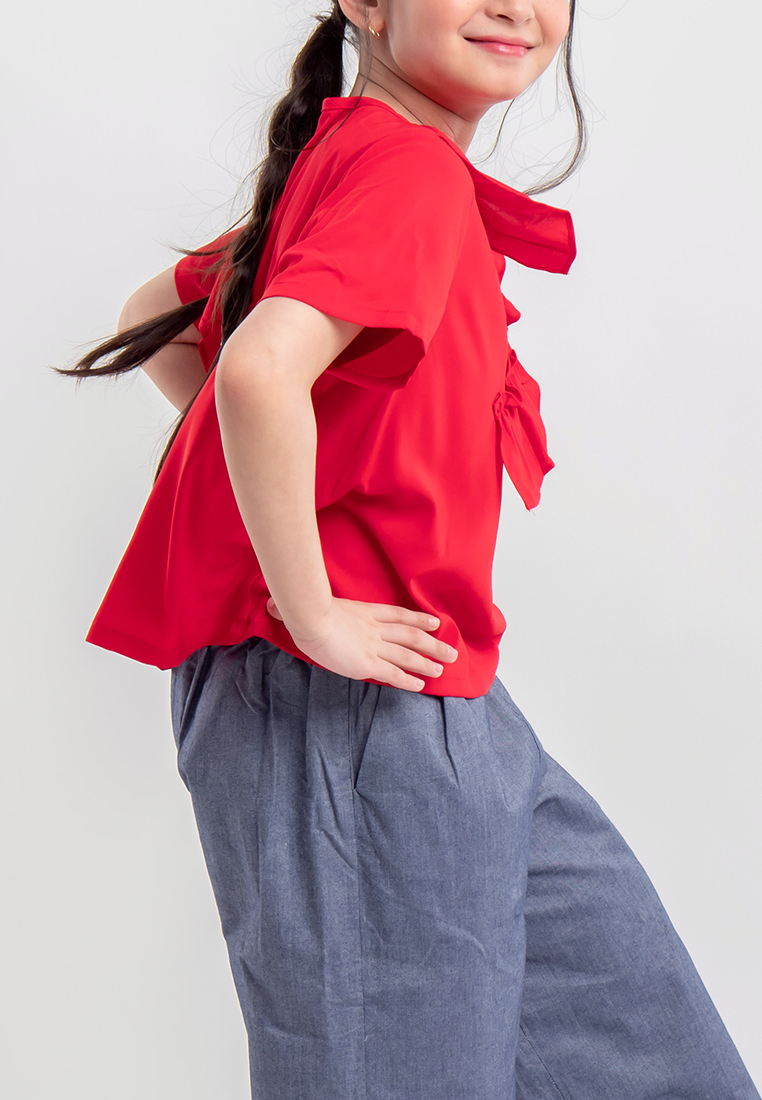 Treehouse Kids Ellianne Top with Ruffle Detail