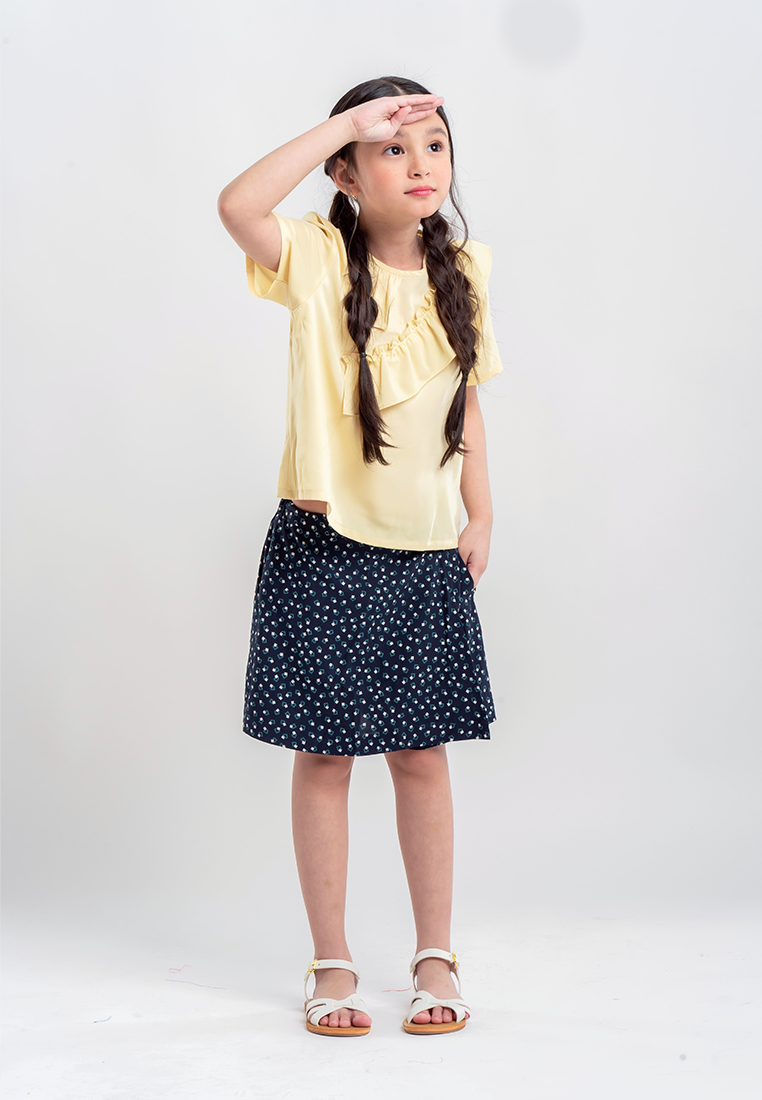 Treehouse Kids Ellianne Top with Ruffle Detail