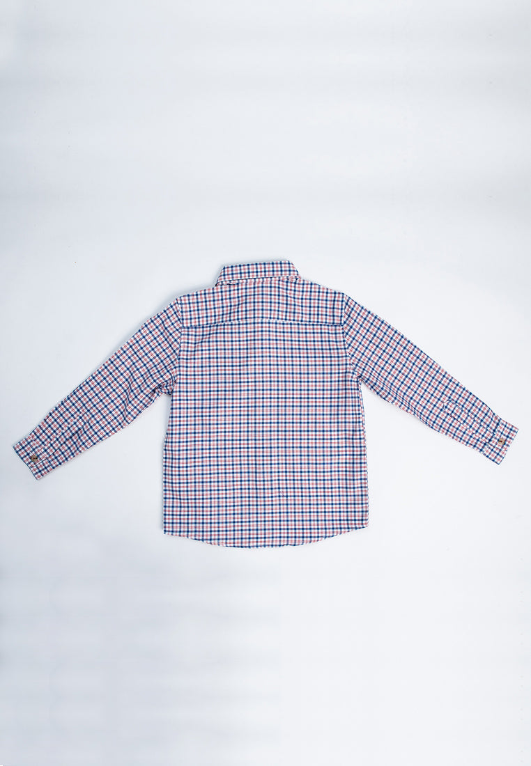 Treehouse Kids Boy's Long Sleeves Checkered Shirt