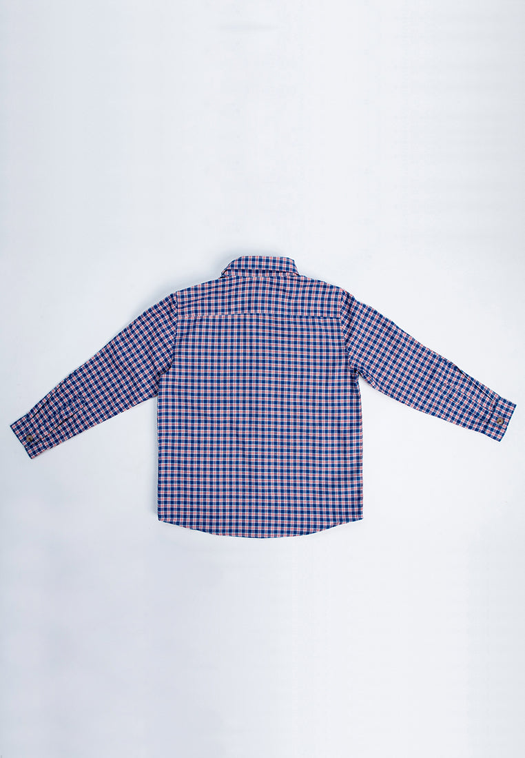 Treehouse Kids Boy's Long Sleeves Checkered Shirt