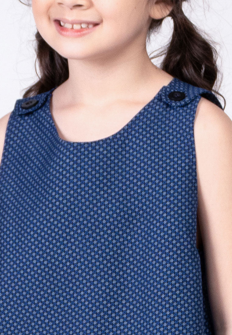 Treehouse Kids Elle Sleeveless Top with Button Detail