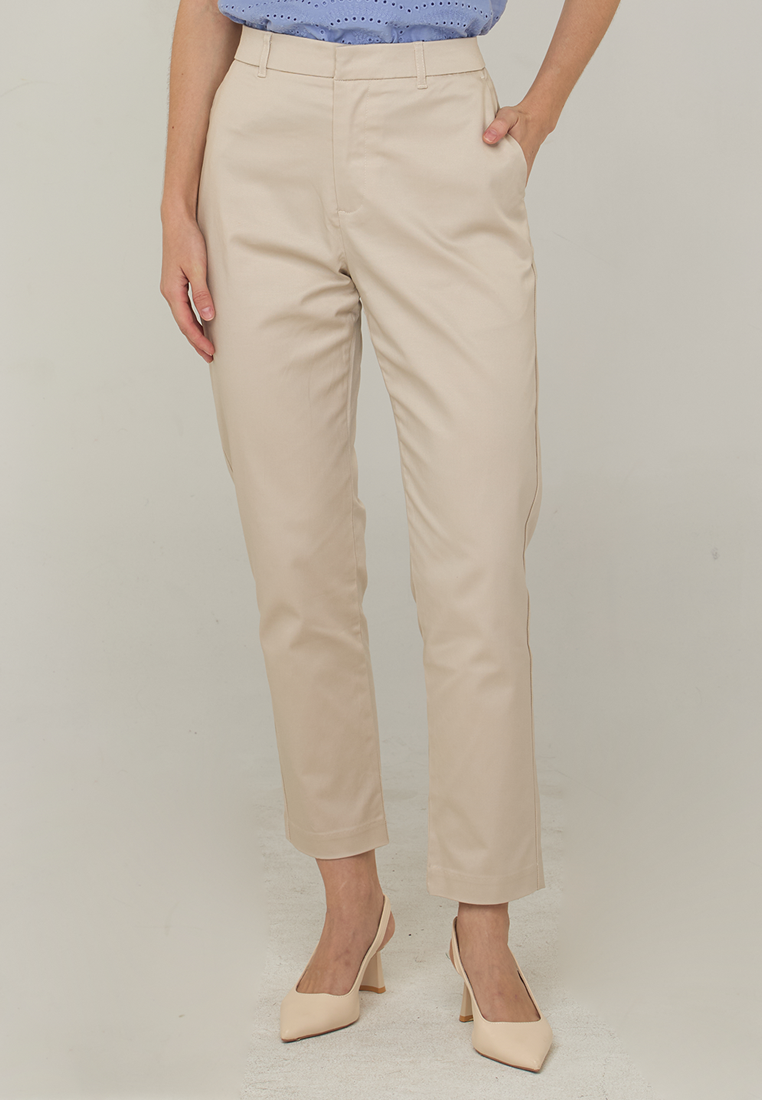 Josette Slim-Fit Pants with Pocket Detail