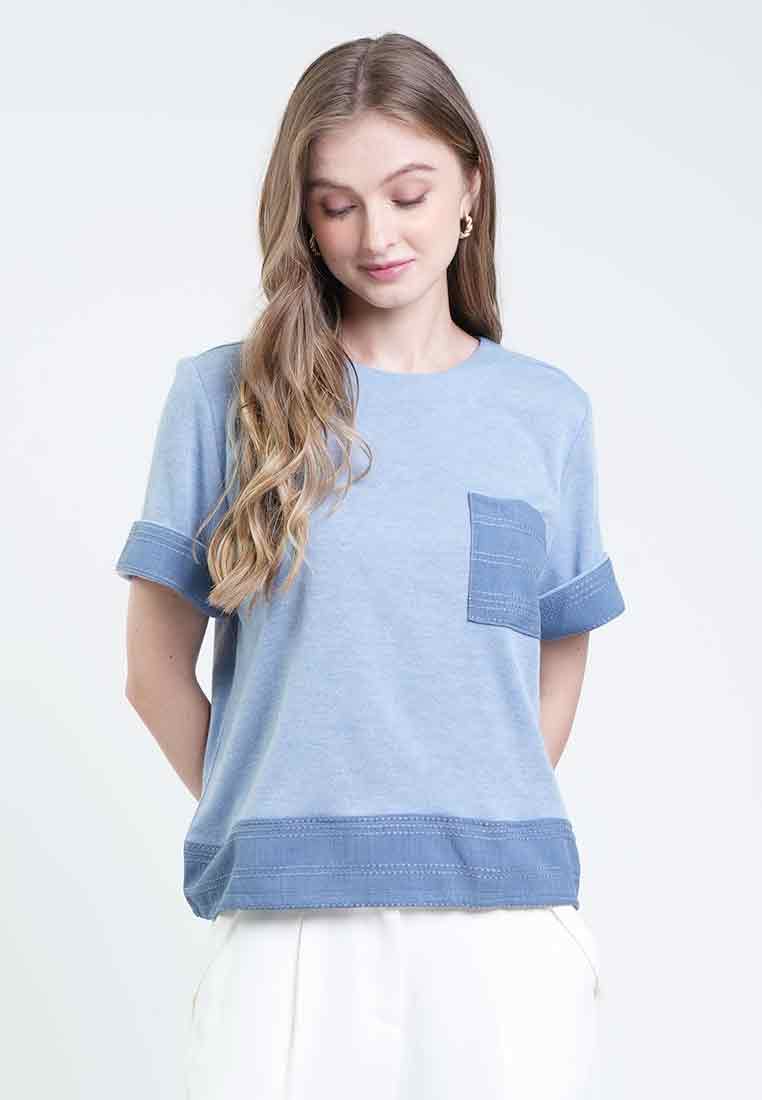 Manndy Pocket-Detail Knit Top