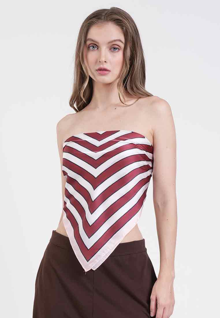 Geometric Illusion Square Scarf