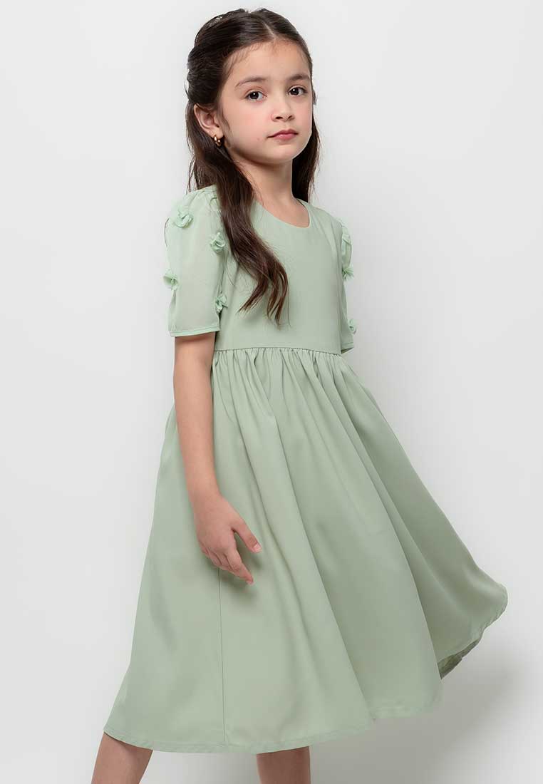 Treehouse Belle Dress with  Flower Applique