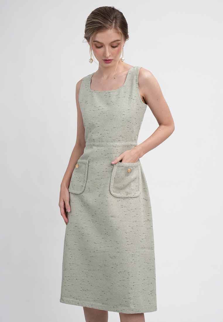 Leah Tweed A-Line Pocket Dress