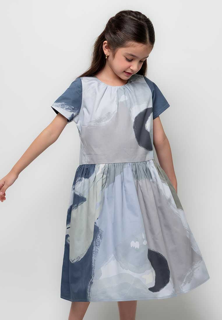 Treehouse Stephanie Dress in  Abstract Print